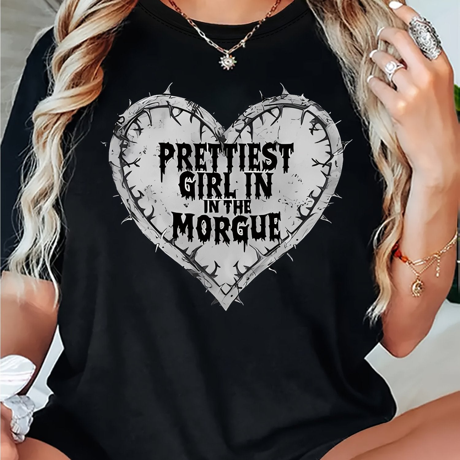 Prettiest in the Morgue Gothic Tee.