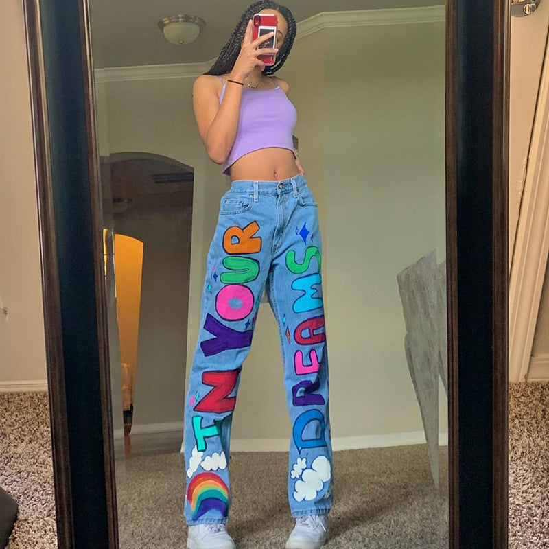 Tag Me Graffiti Jeans