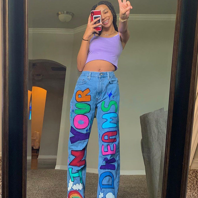 Tag Me Graffiti Jeans