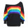 Dreamsplice Rainbow Cold Shoulder Sweater
