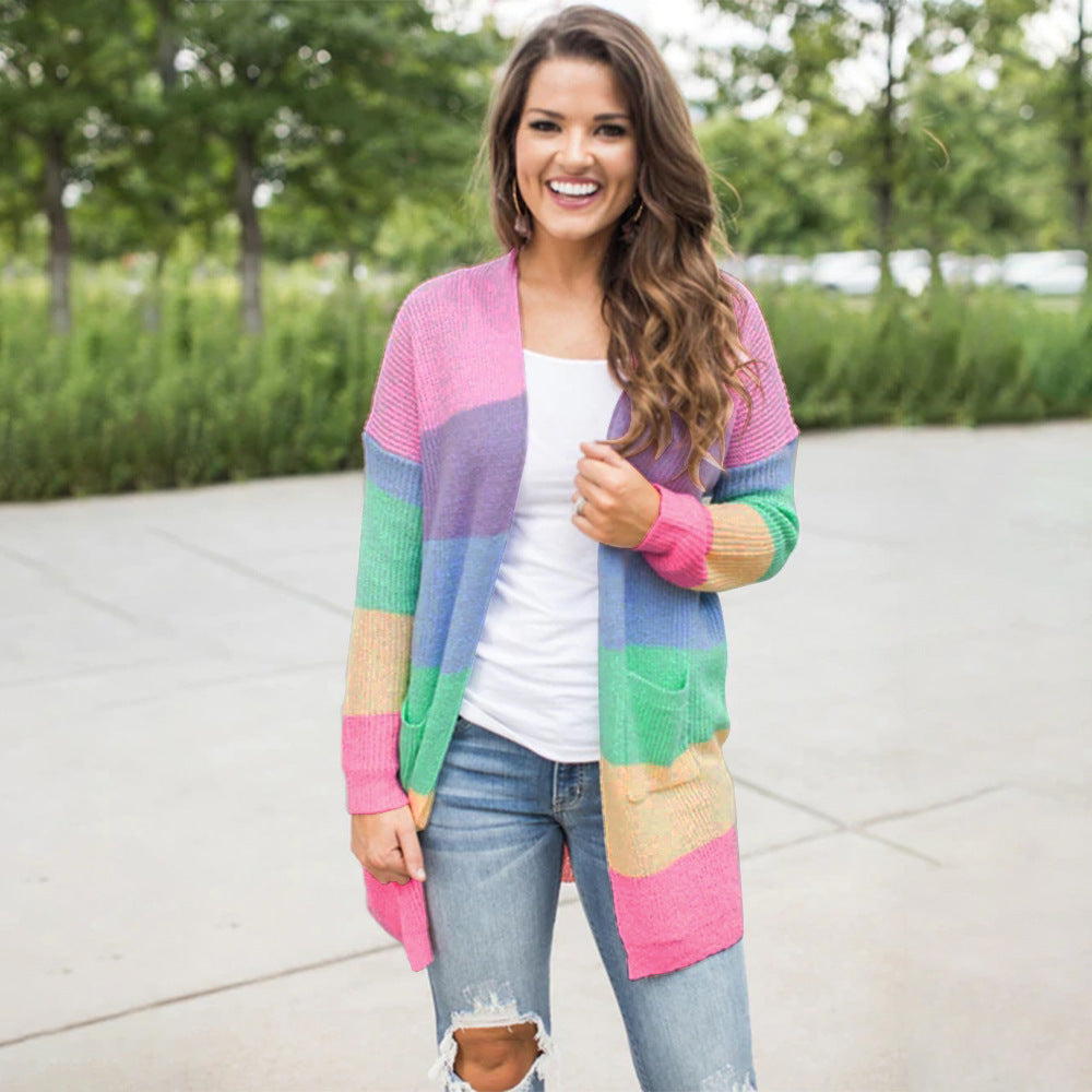 Snuggle Stripes Cardigan