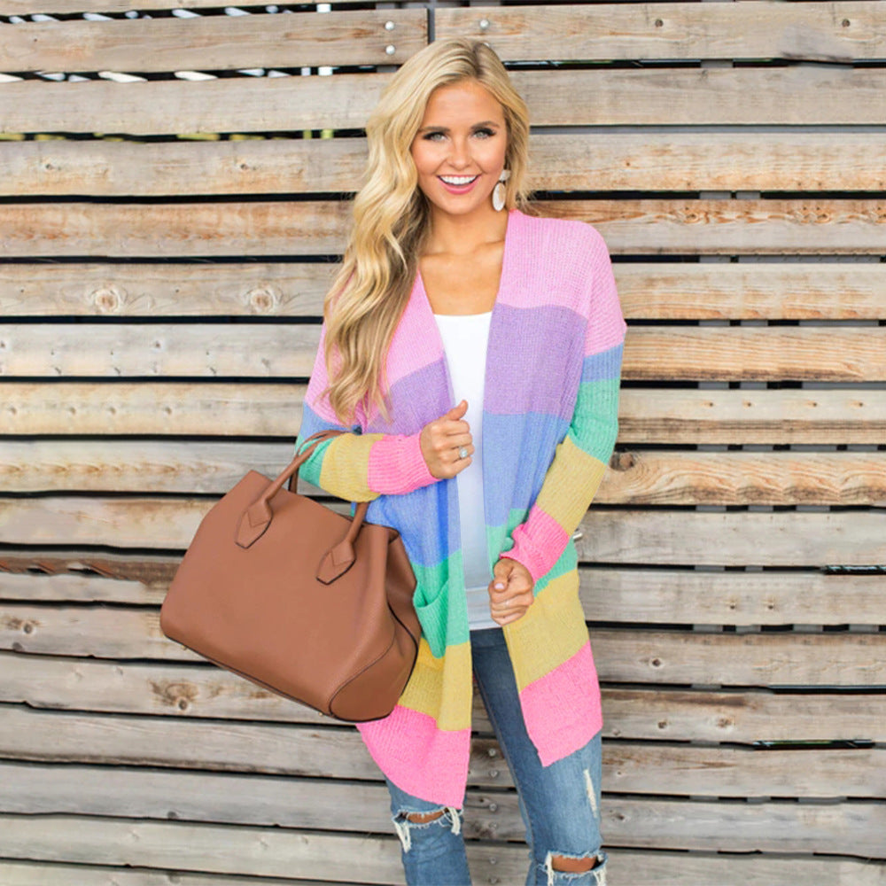 Snuggle Stripes Cardigan