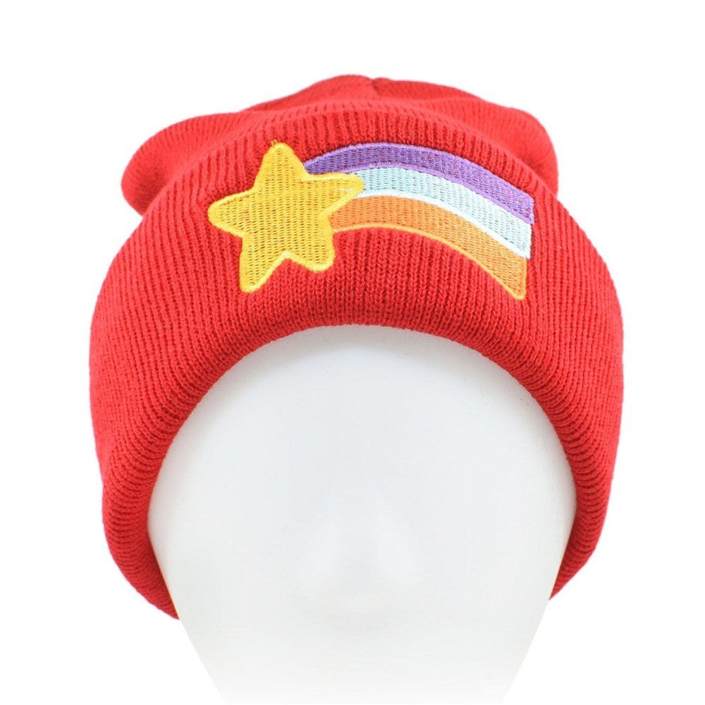 Rainbow Groove Knit Beanie