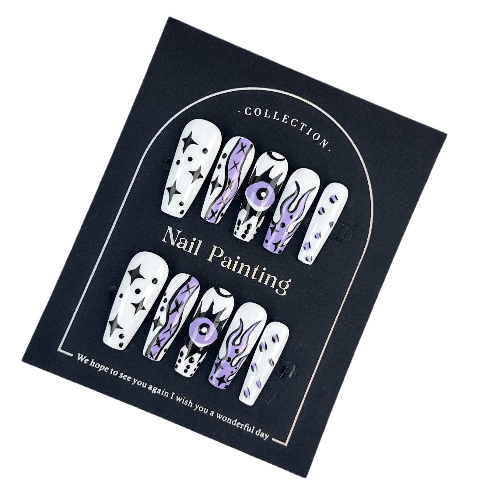 Pastel Poison Drip Press-On Nails