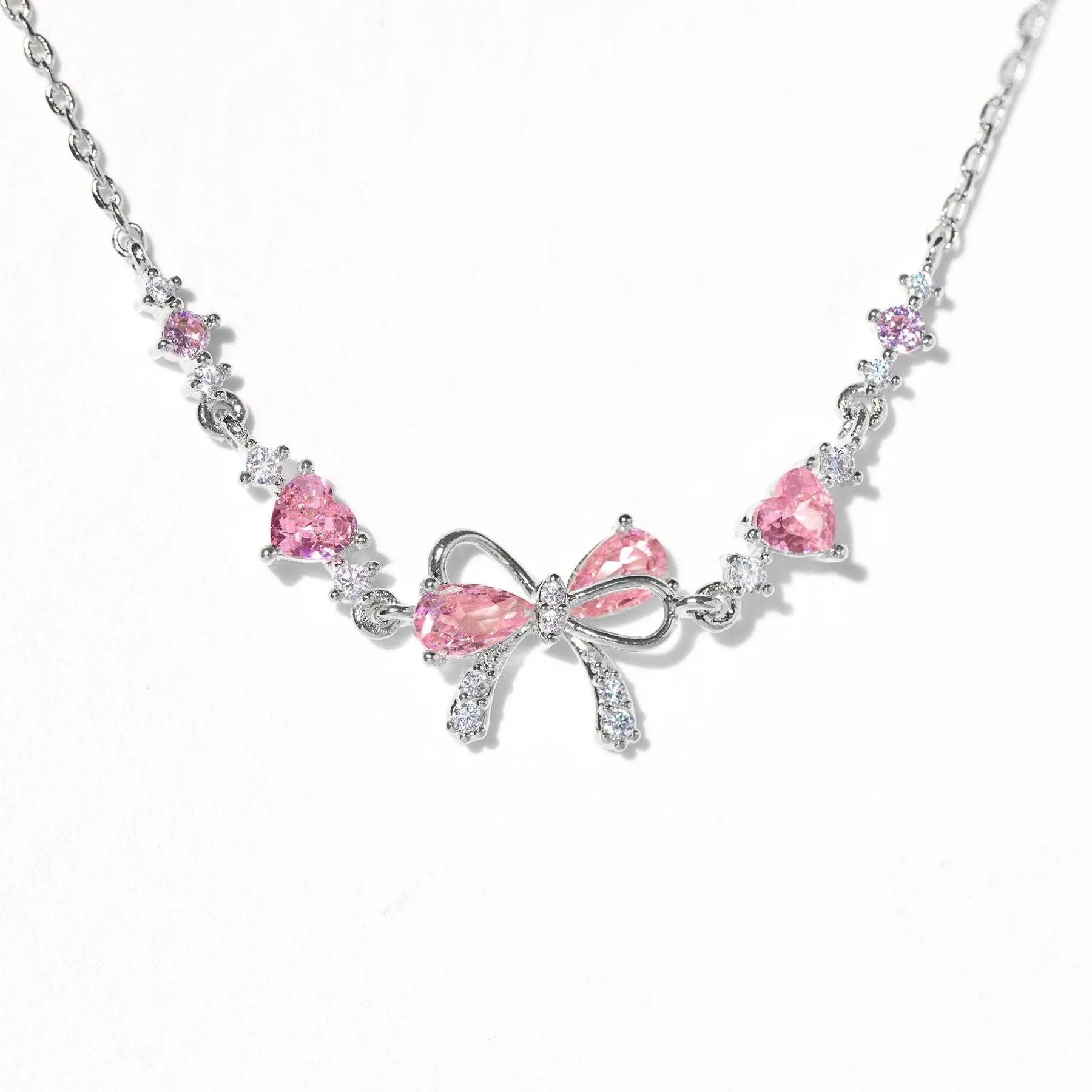 Exquisite Sweet Pink Bowknot Bracelet