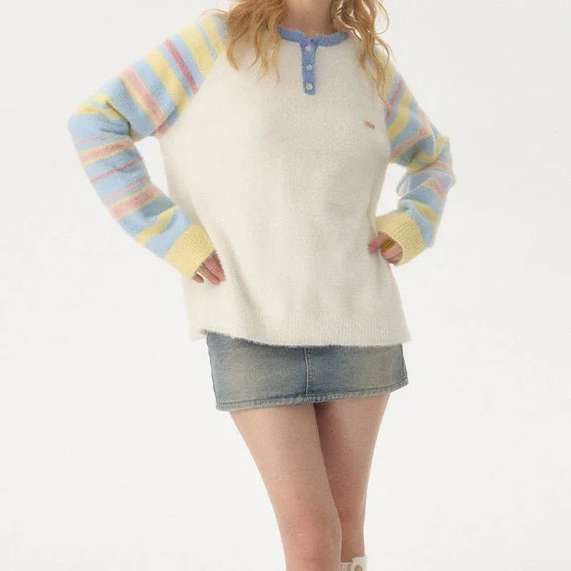 Sugar Stripe Dream Knit.