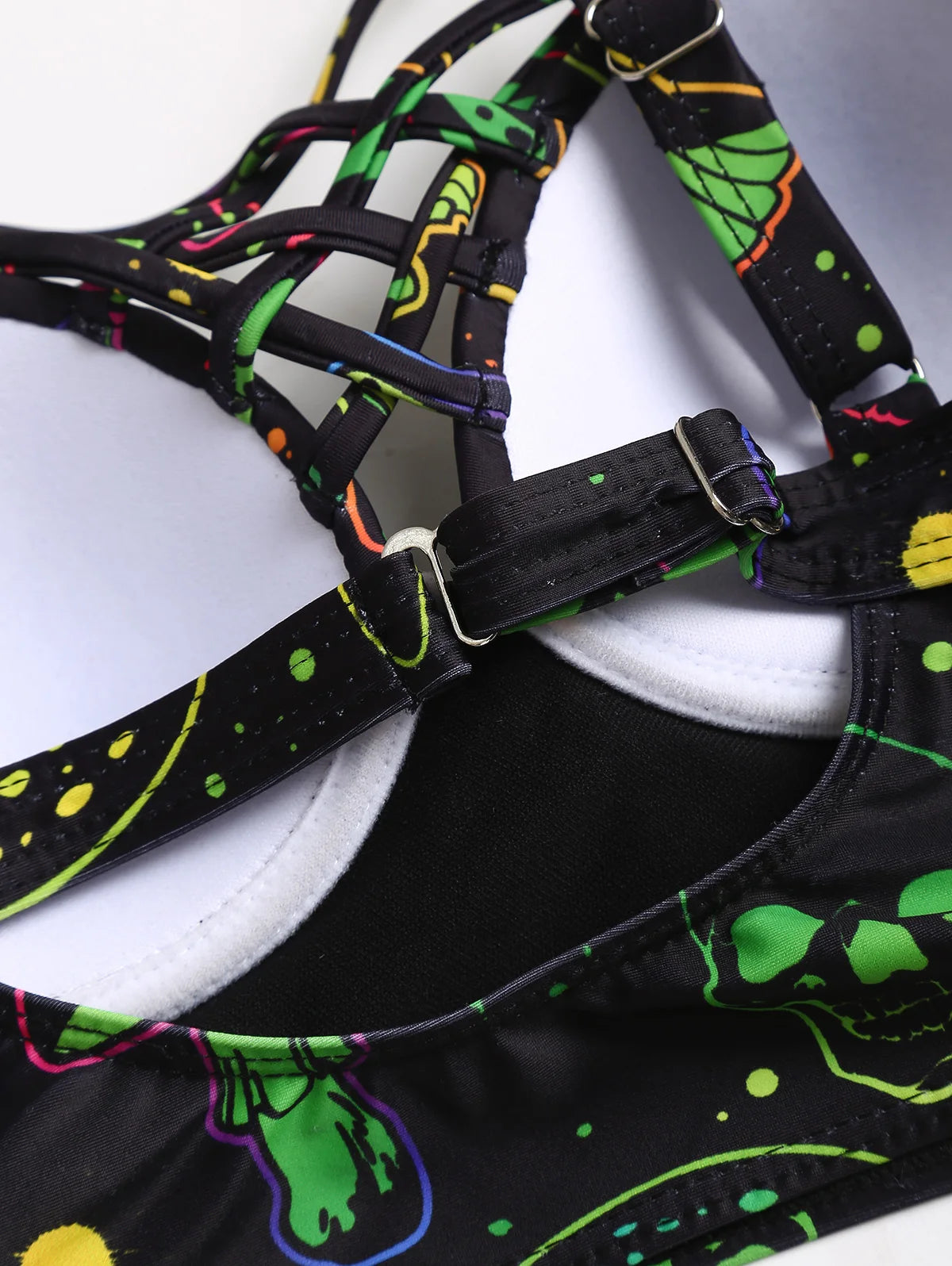 Galaxy Shroom Crisscross Bikini Set