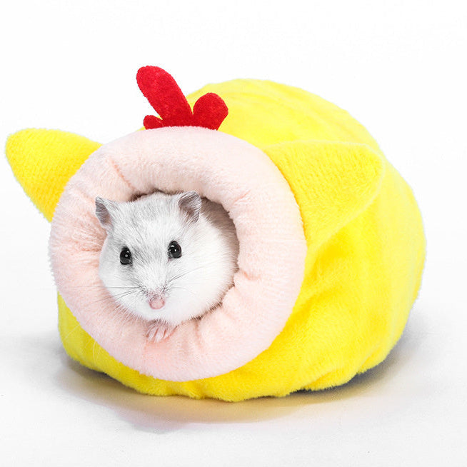 Snuggle Nibble Mini Nest | Warm Cotton Bed for Hamsters & Tiny Pets