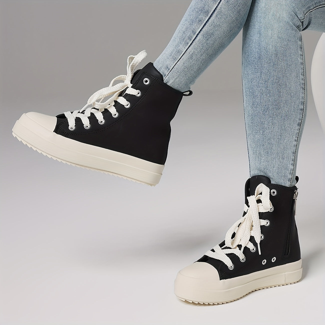 Kandy Core Platform Sneaker Boots.