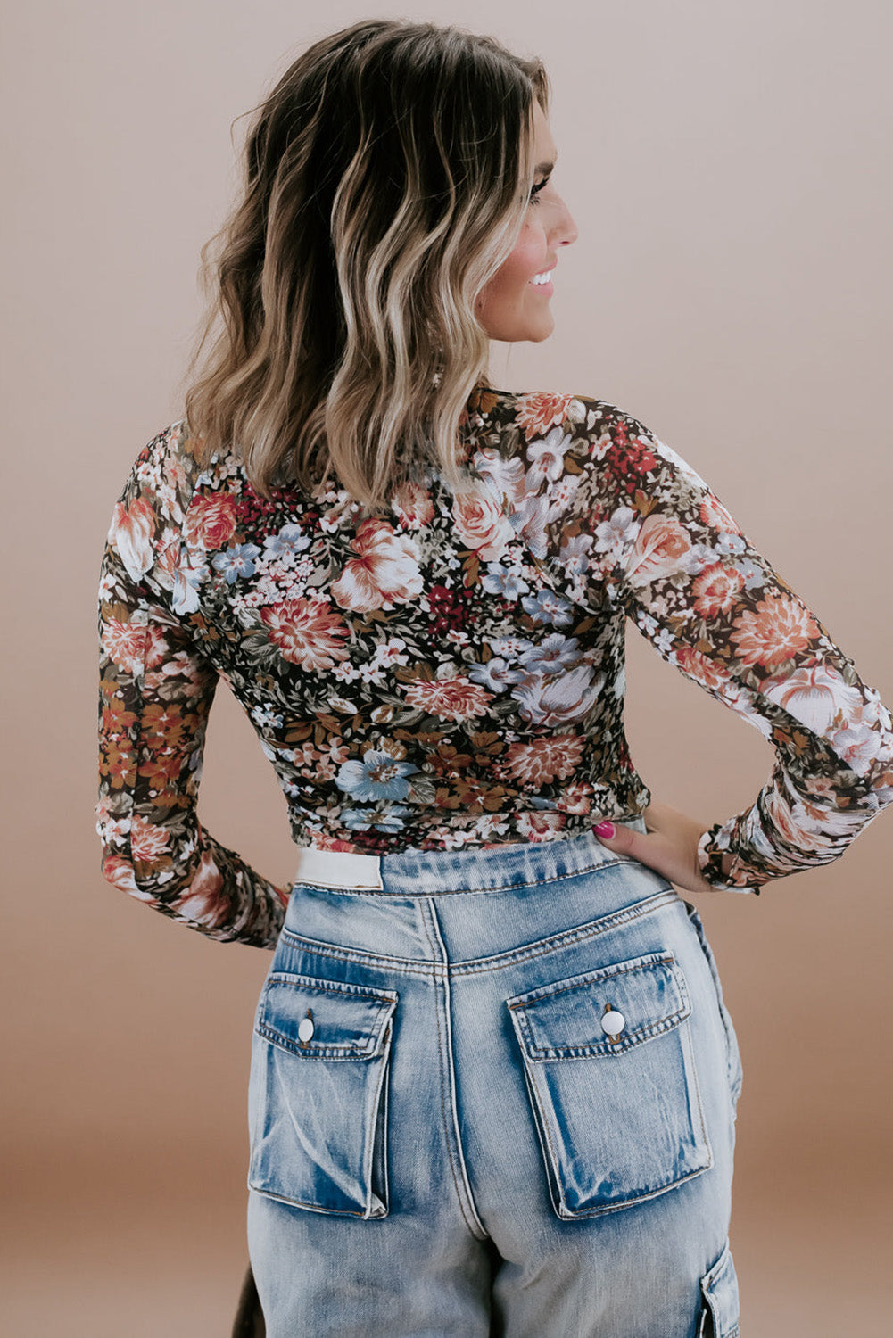 Petal Kiss Mesh Top