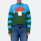 Mushroom Meadows Knit Sweater