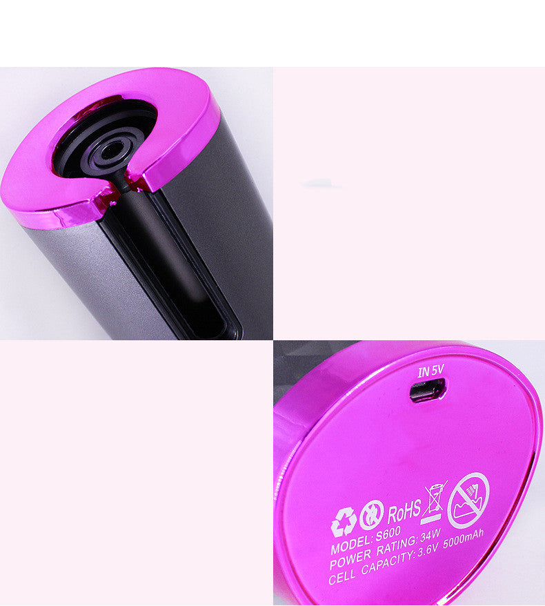 Twirl Me Cordless Auto Hair Curler | Portable Ceramic Curler with LCD Display & Anti-Tangle Tech