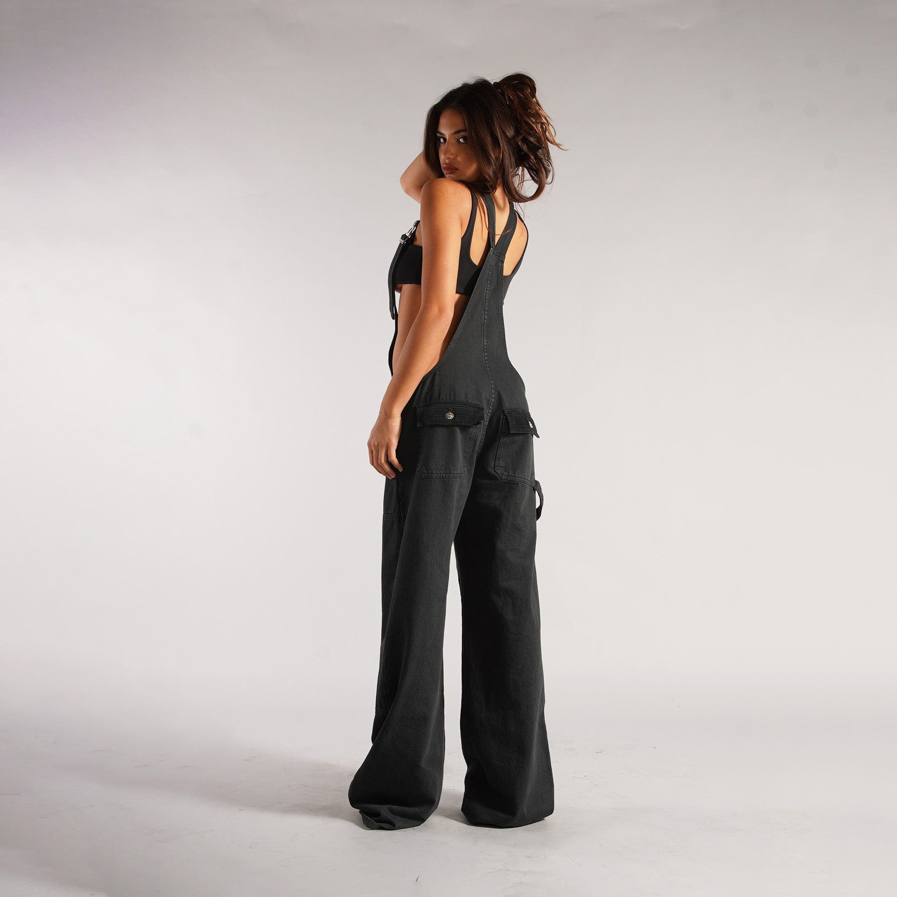 Retro Zip Denim Overalls | Y2K Suspender Streetwear