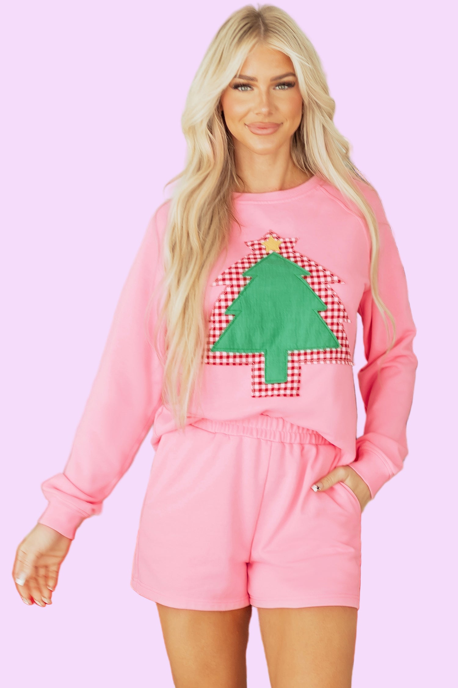 Christmas Tree Pullover & Short Set