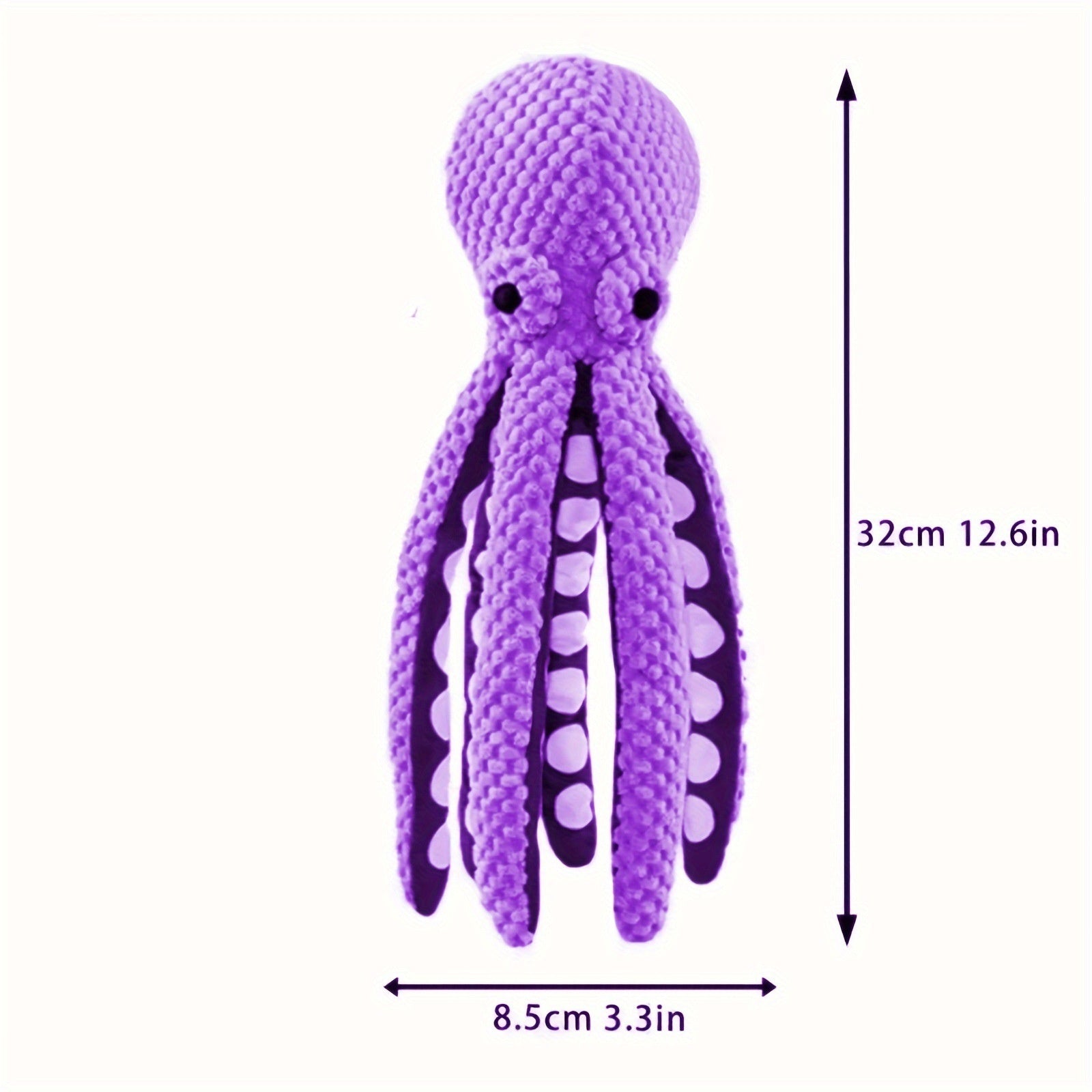 Squeakapus Plush Pet Toy | Colorful Octopus with Squeaker