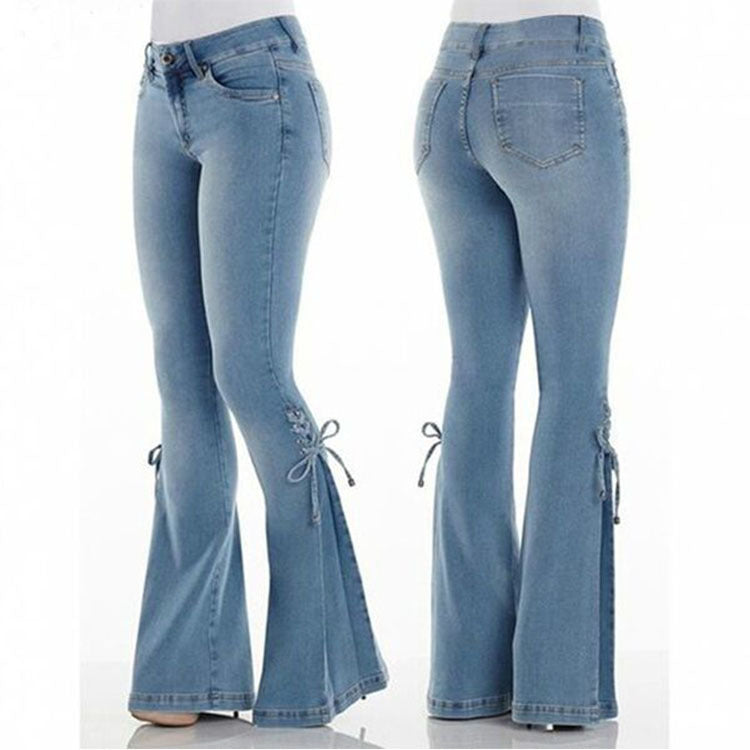 Ribbon Riot Flare Pants