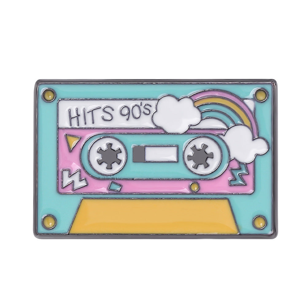 Retro Rainbow Tape Enamel Pin