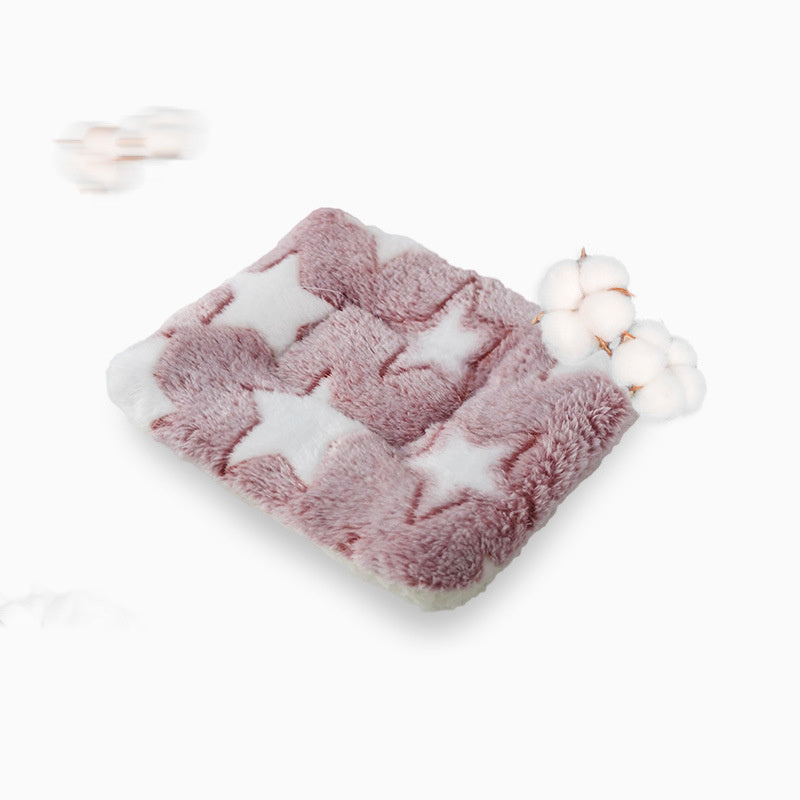 Twinkle Tuck-In Pad | Soft Starry Cotton Nest for Small Pets