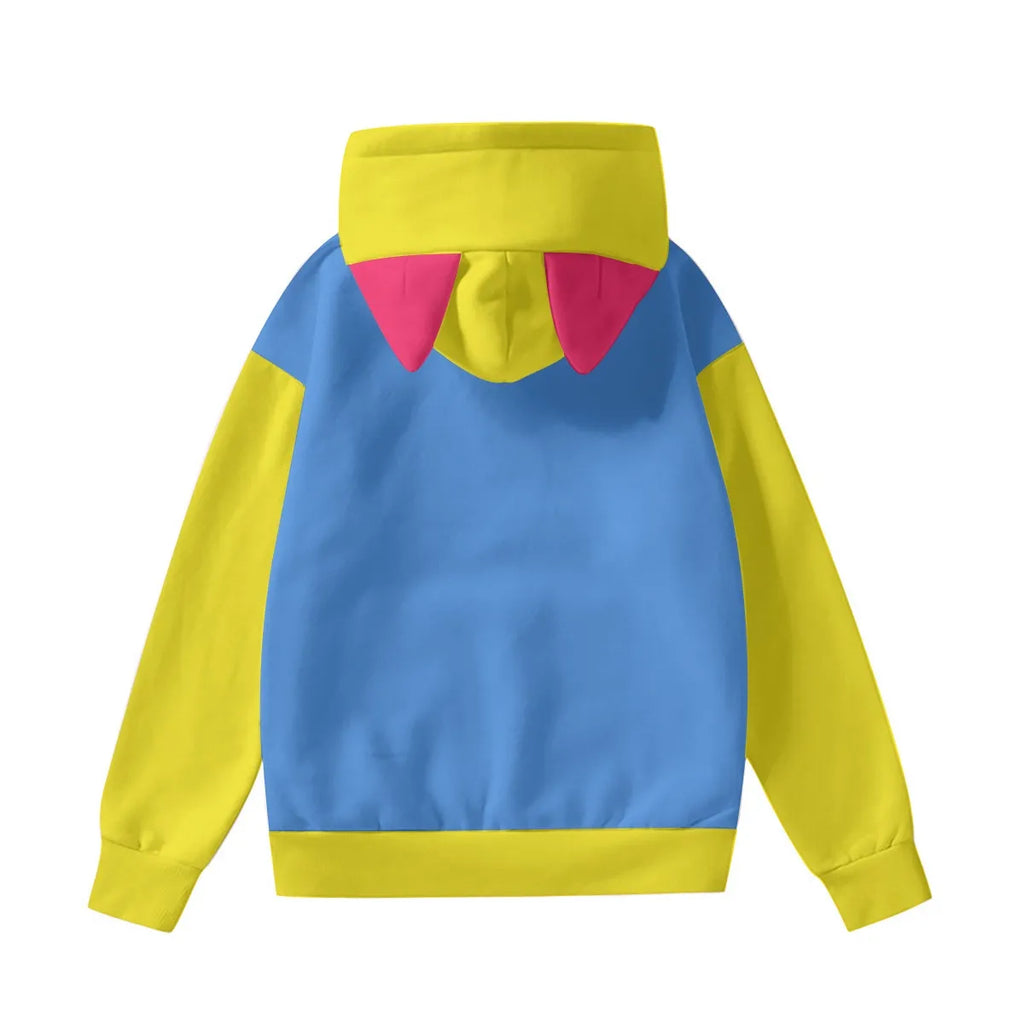 Neon Dream Kitty Ears Hoodie.