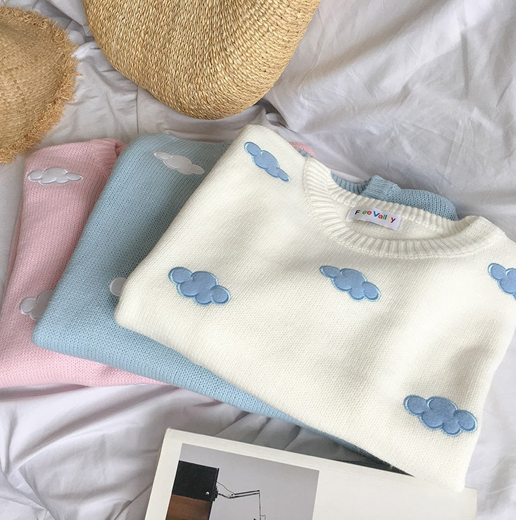 Snuggle Skies Cloud Sweater