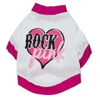 Rock n' Rosy Pet Tee | Cotton Dog & Cat Shirt