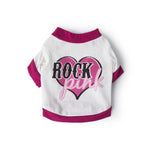 Rock n' Rosy Pet Tee | Cotton Dog & Cat Shirt