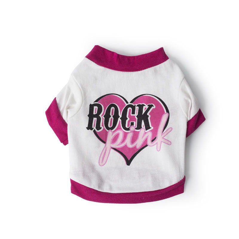 Rock n' Rosy Pet Tee | Cotton Dog & Cat Shirt