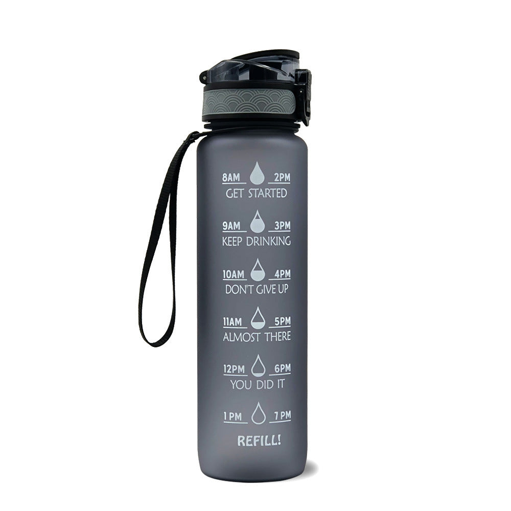 Hydrate Glow Time Marker Bottle | 1L Motivational Water Bottle