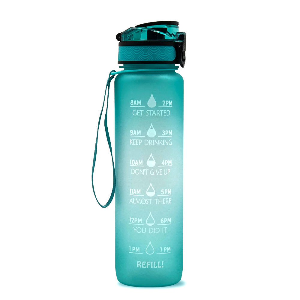 Hydrate Glow Time Marker Bottle | 1L Motivational Water Bottle
