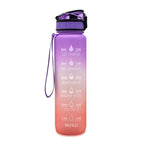Hydrate Glow Time Marker Bottle | 1L Motivational Water Bottle