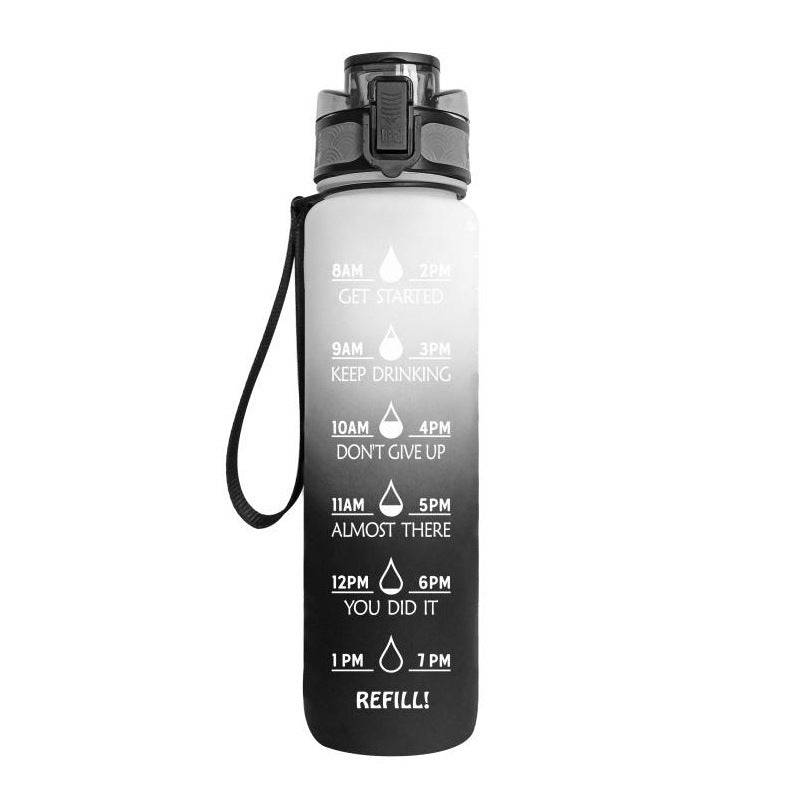 Hydrate Glow Time Marker Bottle | 1L Motivational Water Bottle