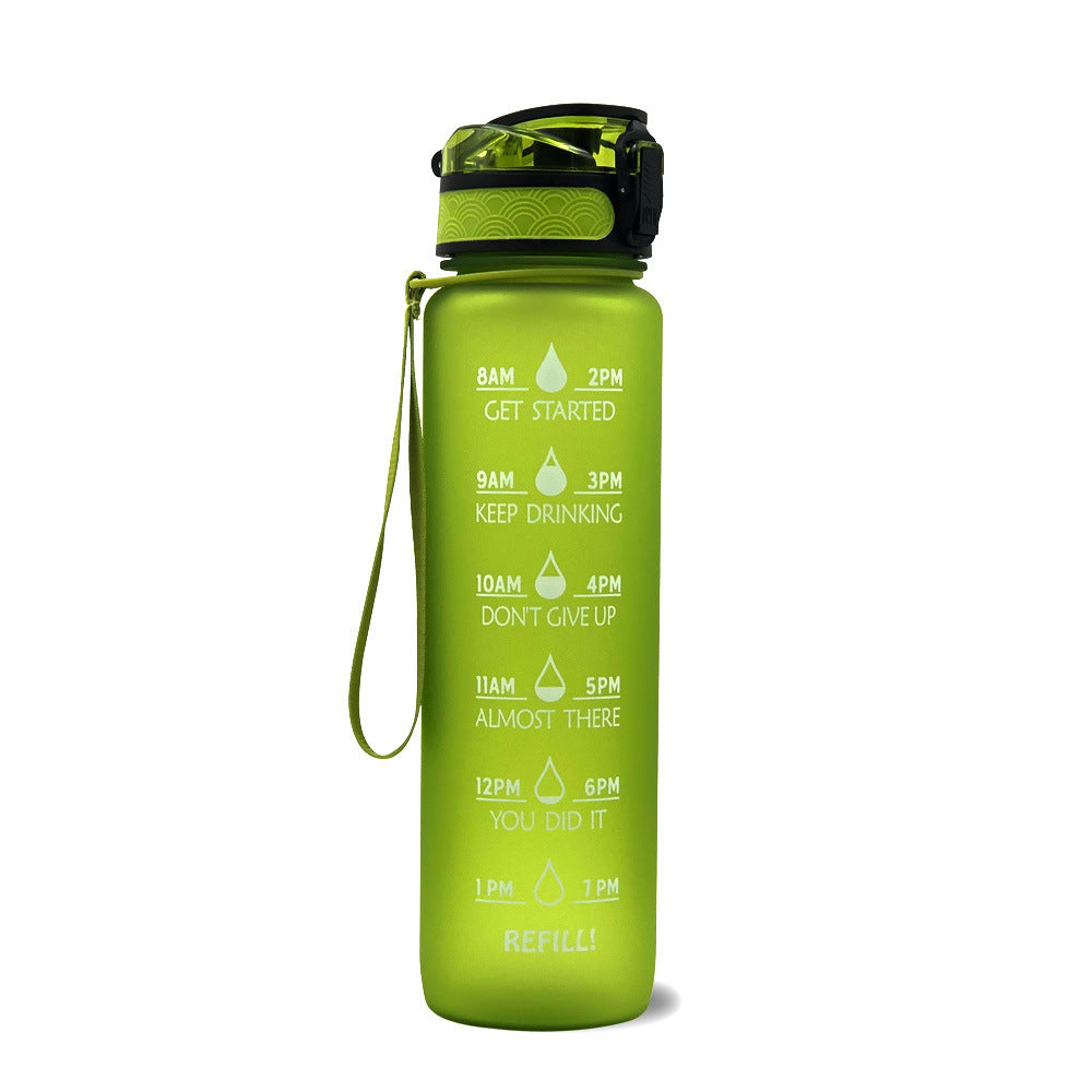 Hydrate Glow Time Marker Bottle | 1L Motivational Water Bottle