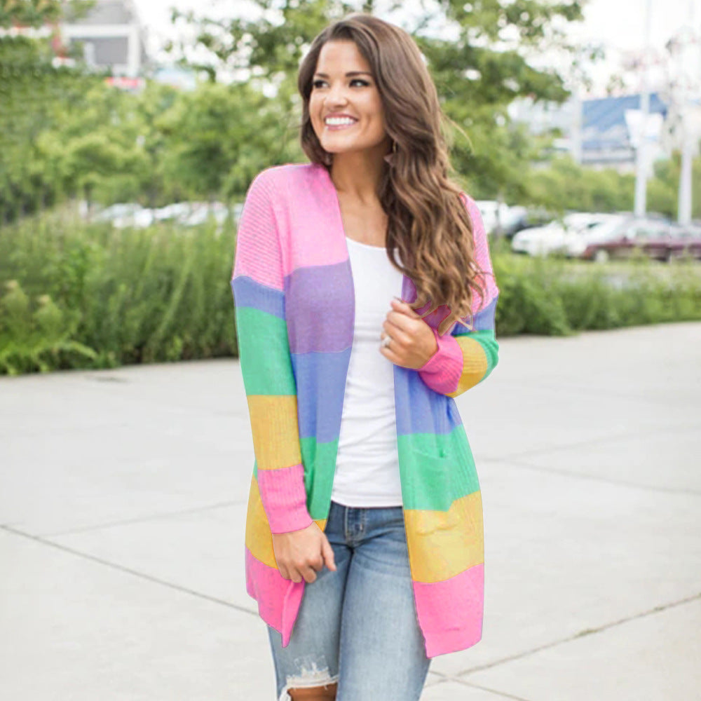 Snuggle Stripes Cardigan