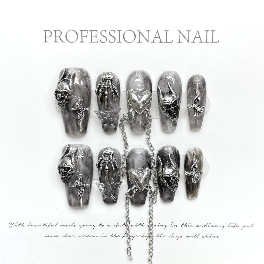 Nocturne Muse Patterned Nails