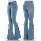 Ribbon Riot Flare Pants