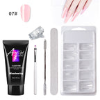 Crystal Cloud Gel Nail Kit w/ LED Lamp & Case – Painless Extensions