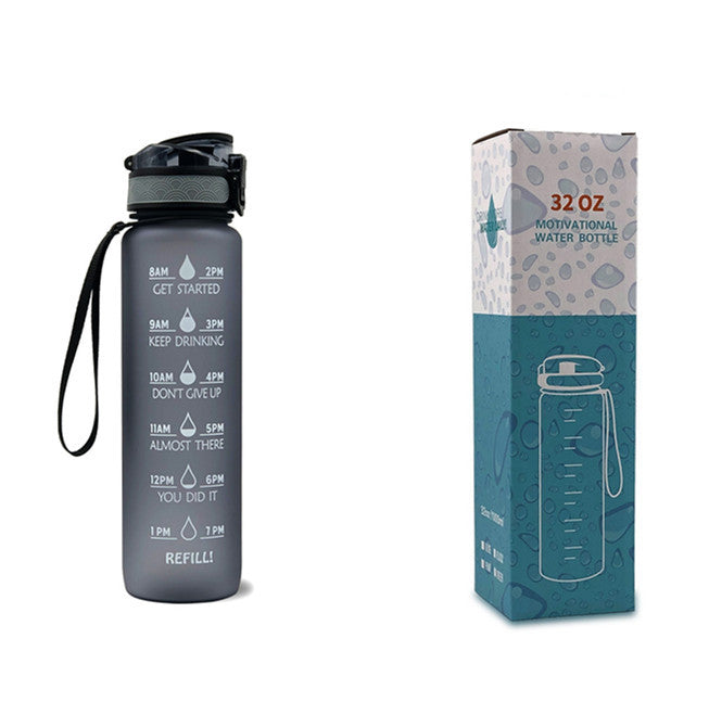 Hydrate Glow Time Marker Bottle | 1L Motivational Water Bottle