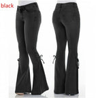 Ribbon Riot Flare Pants