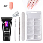 Crystal Cloud Gel Nail Kit w/ LED Lamp & Case – Painless Extensions