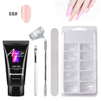 Crystal Cloud Gel Nail Kit w/ LED Lamp & Case – Painless Extensions