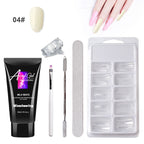 Crystal Cloud Gel Nail Kit w/ LED Lamp & Case – Painless Extensions