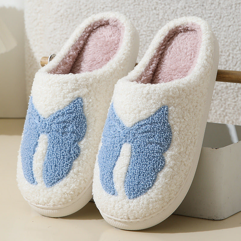 Snuggle Bows Cotton Slippers