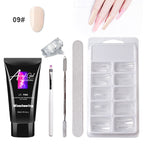 Crystal Cloud Gel Nail Kit w/ LED Lamp & Case – Painless Extensions