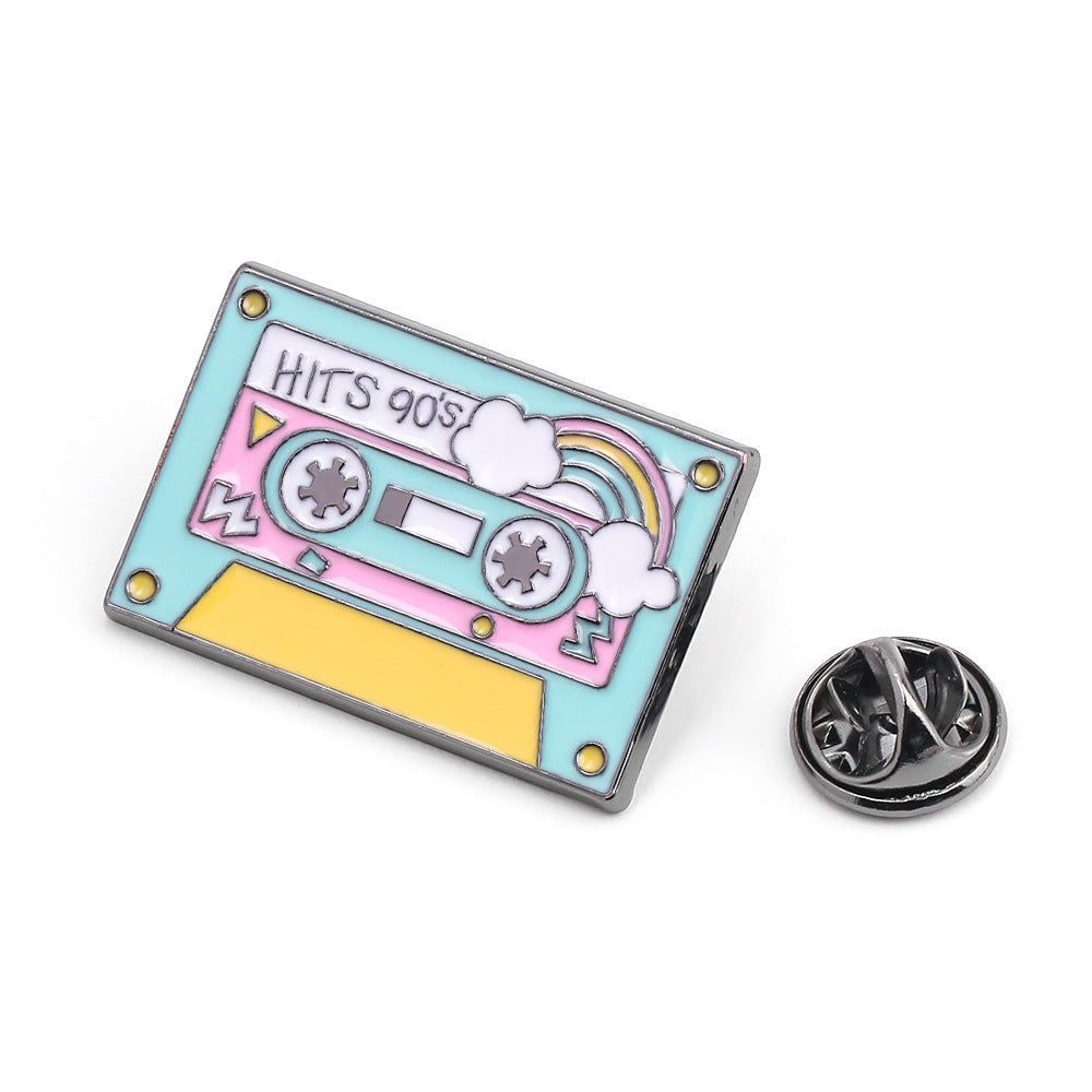Retro Rainbow Tape Enamel Pin