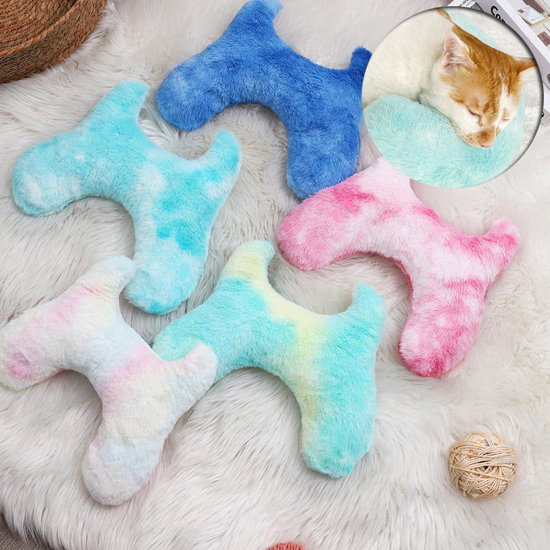 Lil' Dream Devil Pet Pillow | Super Soft Tie-Dye Plush for Cats & Smol Pups