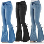 Ribbon Riot Flare Pants