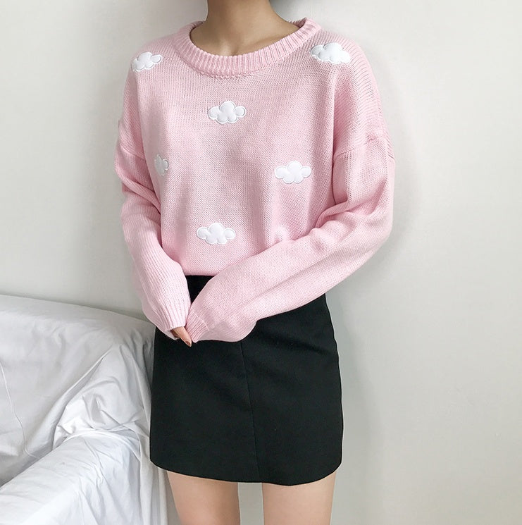Snuggle Skies Cloud Sweater
