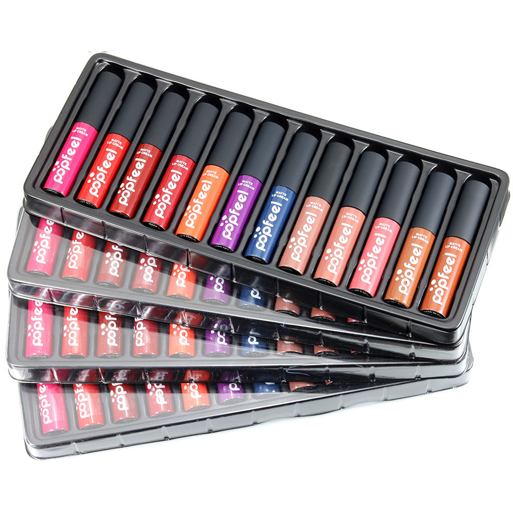 Gloss Pop 12-Color Lip Gloss Set | High-Shine Non-Sticky & Vegan