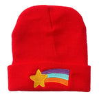 Rainbow Groove Knit Beanie