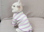 Dreamstripe Rainbow Pet PJ | Cozy Kawaii Loungewear for Cats & Dogs